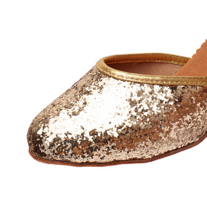 Scarpe da ballo da ballo di classe con sandali di cristallo sociale per feste scarpe da ballo da donna con punta chiusa - Product Image 6