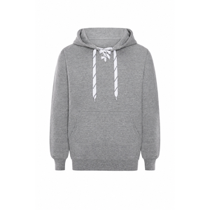 Sweat-shirt à capuche unisexe style jersey rayé en polaire, idéal pour le hockey et les jours de match, pour afficher l'esprit d'équipe - Product Image 5