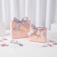 Boîte en papier rose pour chocolats, idéale pour les cadeaux de mariage et les fêtes, fabriquée par des fournisseurs chinois de Yiwu pour petites entreprises.