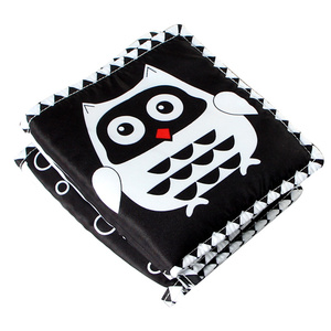 Juguete colgante para cama de recién nacido de 3 a 6 meses, <span class=keywords><strong>libro</strong></span> de tela suave, educativo, de tela sensorial en blanco y negro, juguetes de bebé de alto contraste - Product Image 5