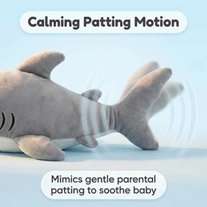 Apaisant automatique <span class=keywords><strong>pour</strong></span> bébé, machine électrique à tapoter en forme de requin, jouet <span class=keywords><strong>pour</strong></span> bébé, paume apaisante <span class=keywords><strong>pour</strong></span> nouveau-né - Product Image 2