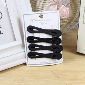 Découvrez les pinces à cheveux Beauty, 6,5 cm, couleur noire unie, usage quotidien, pince BB, accessoires pour cheveux pour femmes - Product Image 2
