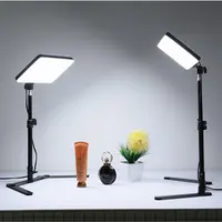 Hot Jual Table Top Dimmable M24CM LED Cincin Cahaya Tripod Overhead Stand Desktop Fotografi Selfie Lampu LED