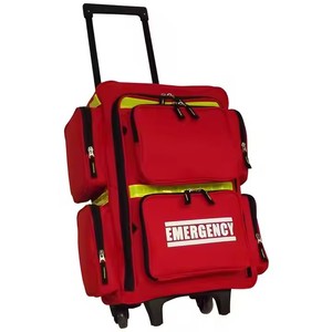 Mochila con ruedas profesional, ruedas rodantes resistentes, rayas reflectantes personalizadas, características de preparación para emergencias, estilo de moda - Product Image 1