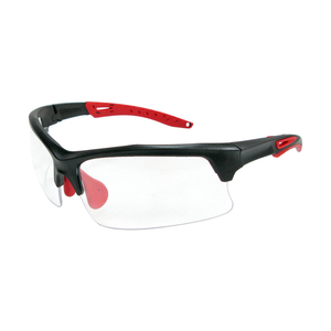 Lunettes de sécurité CE EN166 avec coussinet nasal PVC souple, barre de sourcils TPR et lentilles PC résistantes aux impacts - Product Image 2