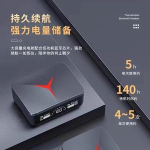 หูฟังไร้สาย M90Pro ชาร์จแบบ Type C แบตเตอรี่ 500-1000mAh ควบคุมด้วยระบบสัมผัส เหมาะสำหรับเล่นกีฬาและเกมมิ่ง - Product Image 1