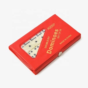 Juego de Dominó de Plástico Ecológico Clásico CZFIT de 28 Piezas, Color Blanco Marfil, con Caja de Color, Tamaño Personalizado Disponible, Venta al Por Mayor - Product Image 2
