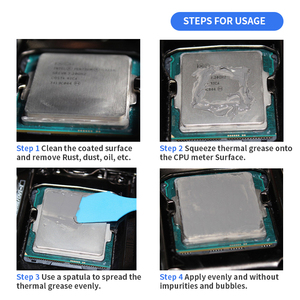 Grasa térmica <span class=keywords><strong>Pasta</strong></span> térmica resistente a altas temperaturas para Chipset Refrigeración CPU/GPU Radiador Disipador de calor Grasa de silicona - Product Image 5