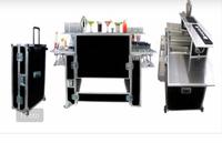 Vente chaude 2022 : Bar mobile portable avec design intérieur personnalisable, livré en flight case, en Indonésie