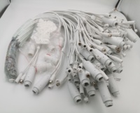 Câble PoE pour caméra IP, résistant aux intempéries, 9 broches, 9 cœurs LAN, adaptateur PoE DC48V vers 12V1A pour caméra IP CCTV