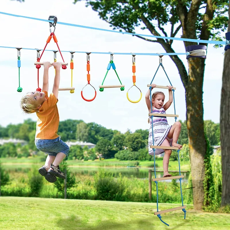 Kit de carrera de obstáculos Ninja Warrior para niños