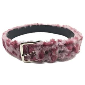 <span class=keywords><strong>Cintura</strong></span> da <span class=keywords><strong>donna</strong></span> in <span class=keywords><strong>pelle</strong></span> soffice <span class=keywords><strong>marrone</strong></span> rosa calda leopardo peluche argento con fibbia in metallo - Product Image 2