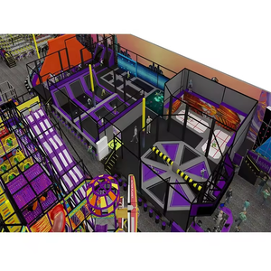 BAIHE Aire de jeux intérieure personnalisable, écologique, durable, en PVC souple, avec toboggans et zones d'escalade pour centres commerciaux, écoles et maisons - Product Image 2