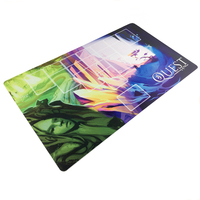 Tapis de souris chauffant surdimensionné personnalisé RGB 14"x24"x1.5mm XXL Sublimation Gaming pour PC Gamer Bureau Maison
