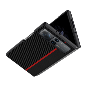 เคสขนาดใหญ่ทำจากคาร์บอนไฟเบอร์,เคสโทรศัพท์ป้องกันเวลาตกพับได้เนื้อบางพิเศษ2ทบสำหรับ <span class=keywords><strong>Xiaomi</strong></span> Mi Mix <span class=keywords><strong>Fold2</strong></span> 5G - Product Image 5