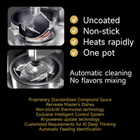Robot de cuisine automatique avec recettes gratuites et menus personnalisés, machine de cuisson intelligente commerciale CCX-400