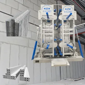 Otomatik prefabrik ev EPS çimento duvar paneli yapma makinesi çatı zemin kurulu makinesi için köpük beton Panel