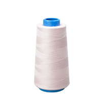 Fil à coudre 100% polyester filé, haute qualité, couleur personnalisée pour machine à coudre OEM
