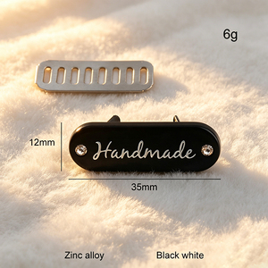 Rustproof Zinc Alloy Embossed Laser Cut Eco-Friendly Custom Clothing Labels for Shoes Bags & Swimwear-High Quality Bulk Orders - Product Image 3