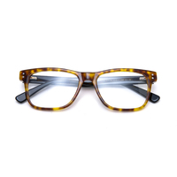 Lunettes carrées professionnelles faites à la main avec rivets, lunettes unisexes en acétate à prix bas, modèle JS 60018