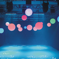 Boule cinétique LED DMX RGB pour spectacle de scène, système cinétique à commande DMX, boule LED RGB élévatrice DMX