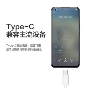 หูฟังแบบมีสายชนิด C พร้อมไมโครโฟนสำหรับสมาร์ทโฟนและคอมพิวเตอร์ - Product Image 3