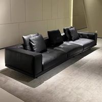 Conjunto de sofá cómodo para sala de estar de cuero PU de grado superior, gran oferta