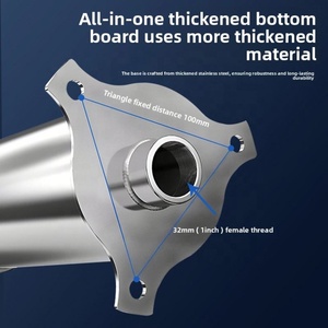 Pompa Manuale per Pozzo in Acciaio Inossidabile, Pompa Acqua a Manovella Stile Antico, Macchinario per Trattamento Acqua - Product Image 4