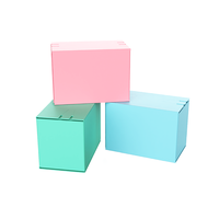 Boîte postale en carton ondulé personnalisée et écologique, multicolore, auto-scellant, facile à déchirer pour emballage cosmétique cadeau