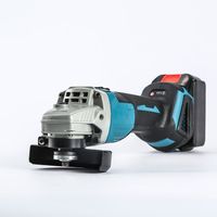 Mini-meuleuse d'angle sans fil électrique multifonctionnelle industrielle rechargeable sans balais avec gâchette 2.0AH 125mm