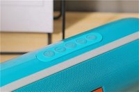 Altavoz inalámbrico con luz led, dispositivo de audio TWS, amortiguador, portátil, T & G, para exteriores, novedad