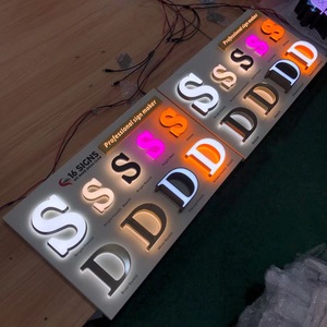 Chất lượng cao ngoài trời lớn uống cà phê cửa hàng đăng 3d led luminous chữ - Product Image 3