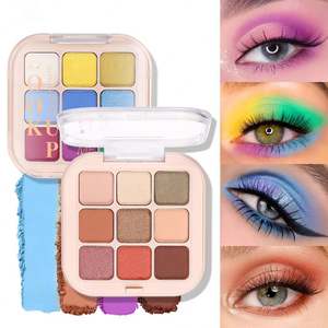 Paleta de Sombras de Ojos de 9 Colores, Alta Pigmentación, Venta al Por Mayor, Fabricante de Cosméticos, OEM - Product Image 3