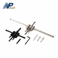 Naipu Kit de coupe circulaire réglable en métal pour bois, 30-130/200/300mm, outil de bricolage pour le travail du bois