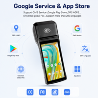 Terminal de point de vente mobile Android 14 avec écran tactile de 5,5 pouces, 4G, WiFi, NFC, imprimante thermique, Bluetooth, terminal de point de vente portable, système de point de vente mobile pour restaurant