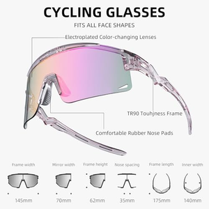 Gafas de Sol Deportivas de Montaña a Prueba de Viento de Alta Calidad, con Logotipo Personalizado, para Ciclismo de Carretera y Running - Product Image 2