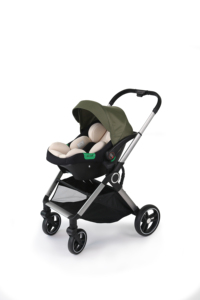 Xe đẩy trẻ em phong cảnh cao 4 trong 1 nhẹ xe đẩy bốn bánh hấp thụ sốc hai chiều ghế xe hơi đẩy điện cho trẻ sơ sinh - Product Image 5