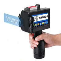 Impresora de Inyección de Tinta Portátil Z20 de 25.4 mm TIJ 600DPI, Código de Fecha, Número de Lote, Tinta de Secado Rápido, Portátil para Madera, Cartón, Metal, Vidrio