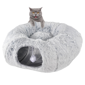 Fabrik preis Hochwertiger Filz tunnel Haustier Spielzeug Atmungsaktives Sommer katzen haus Innen katzen bett - Product Image 3