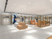 Comptoir de présentation en acier inoxydable pour accessoires vestimentaires, vitrine en verre trempé avec éclairage LED, centre commercial de vente au détail