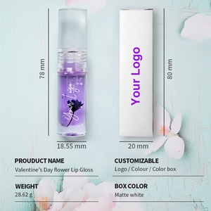 Huile à lèvres hydratante effet <span class=keywords><strong>gloss</strong></span> transparent teinté pour des lèvres pulpeuses – Marque privée - Product Image 5
