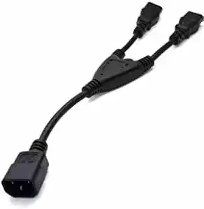 Top qualité 16 18 10A 250V IEC <span class=keywords><strong>C14</strong></span> mâle à 2 x <span class=keywords><strong>C13</strong></span> femelle <span class=keywords><strong>c19</strong></span> à c20 Y séparateur en forme de cordon câble rallonge cordon d'alimentation avec prise - Product Image 6