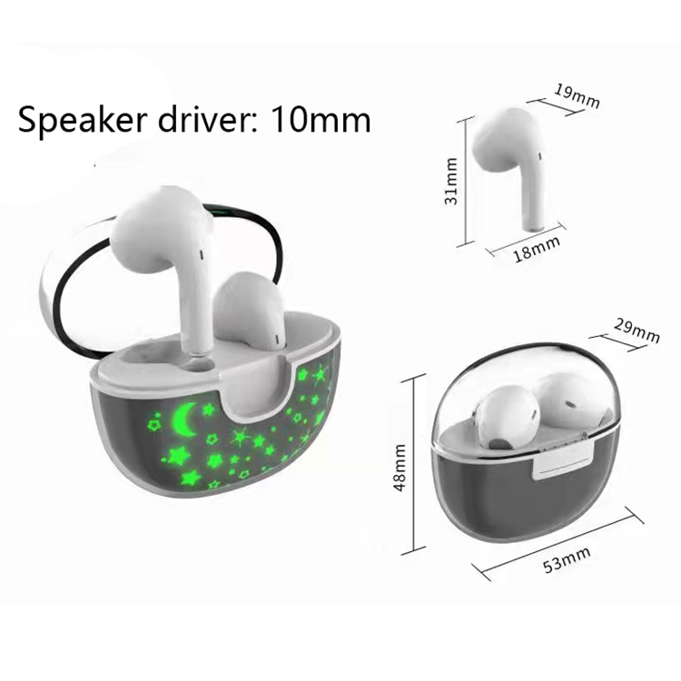 HiFi HD Call Type-C Tws Earbuds Consumer Electronics Wireless headsets Accessories LED light Earphone Headphones