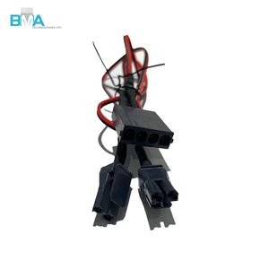 สายไฟแบบหลายสาขา ขนาด 2.55 มม. แบบกำหนดเอง หัวต่อ Molex 2 พิน เป็น 4 พิน สายหุ้มฉนวนซิลิโคน สำหรับเครื่องจักรก่อสร้าง ใช้เป็นแหล่งจ่ายไฟ - Product Image 4