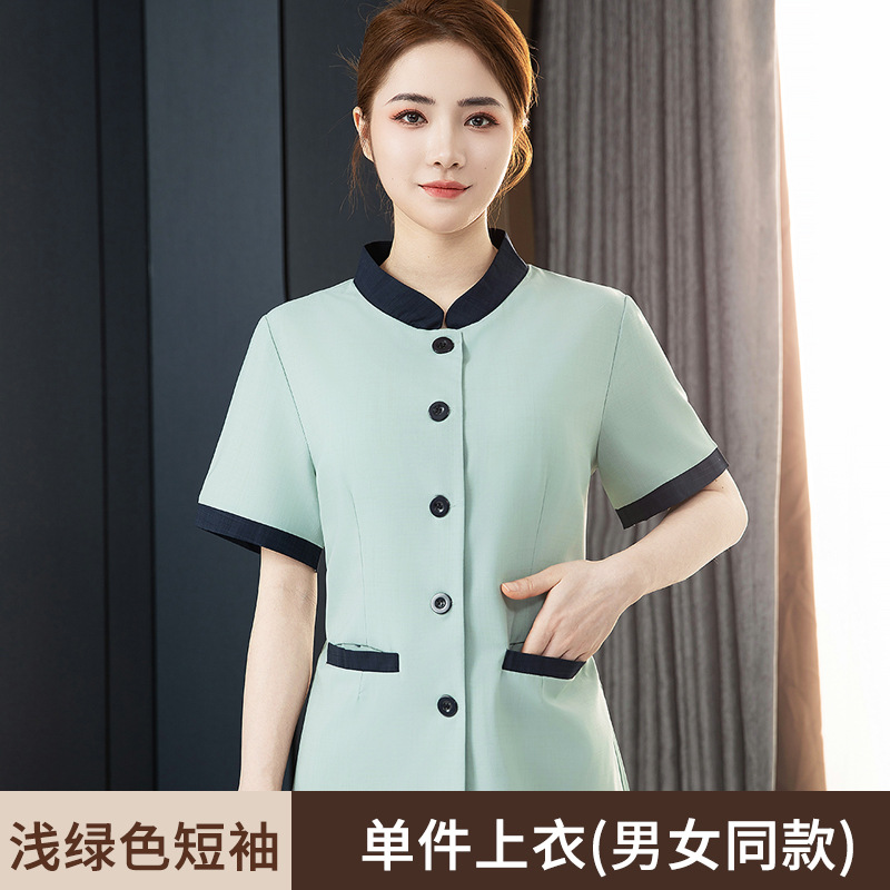 light green short sleeves