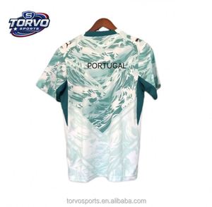 Nouveau Maillot de Foot Homme 2026 Respirant 100% Polyester Logo Avant Manches Courtes Séchage Rapide Coupe Ajustée, Qualité Thaïlandaise - Product Image 1
