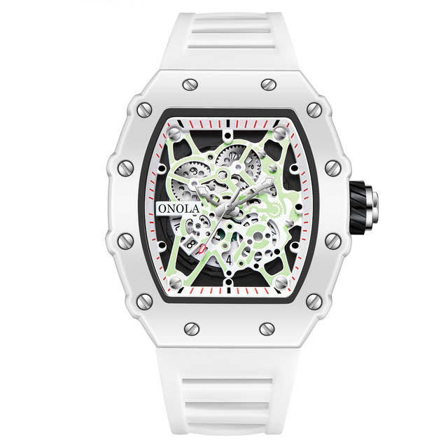 ONOLA Brand 3827W Wholesale Men Watch Men'S Sports Waterproof Square Quartz Watch Luxury Watch Mens