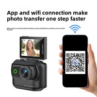 Caméra d'action 4K LK018 avec écran rotatif de 2,0 pouces, capteur CMOS grand angle de 140 degrés, prise en charge de la carte MicroSD - Caméra de vlogging sportive