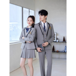 Jk Uniform Style Suit Set Women Full Sleeve Worsteds Anti Wrinkle Business Japan Style With Label And Tags - Product Image 4