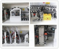 Meubles de menuiserie faisant 8 fonctions avec machine à plaquer les chants automatique de coupe d'angle